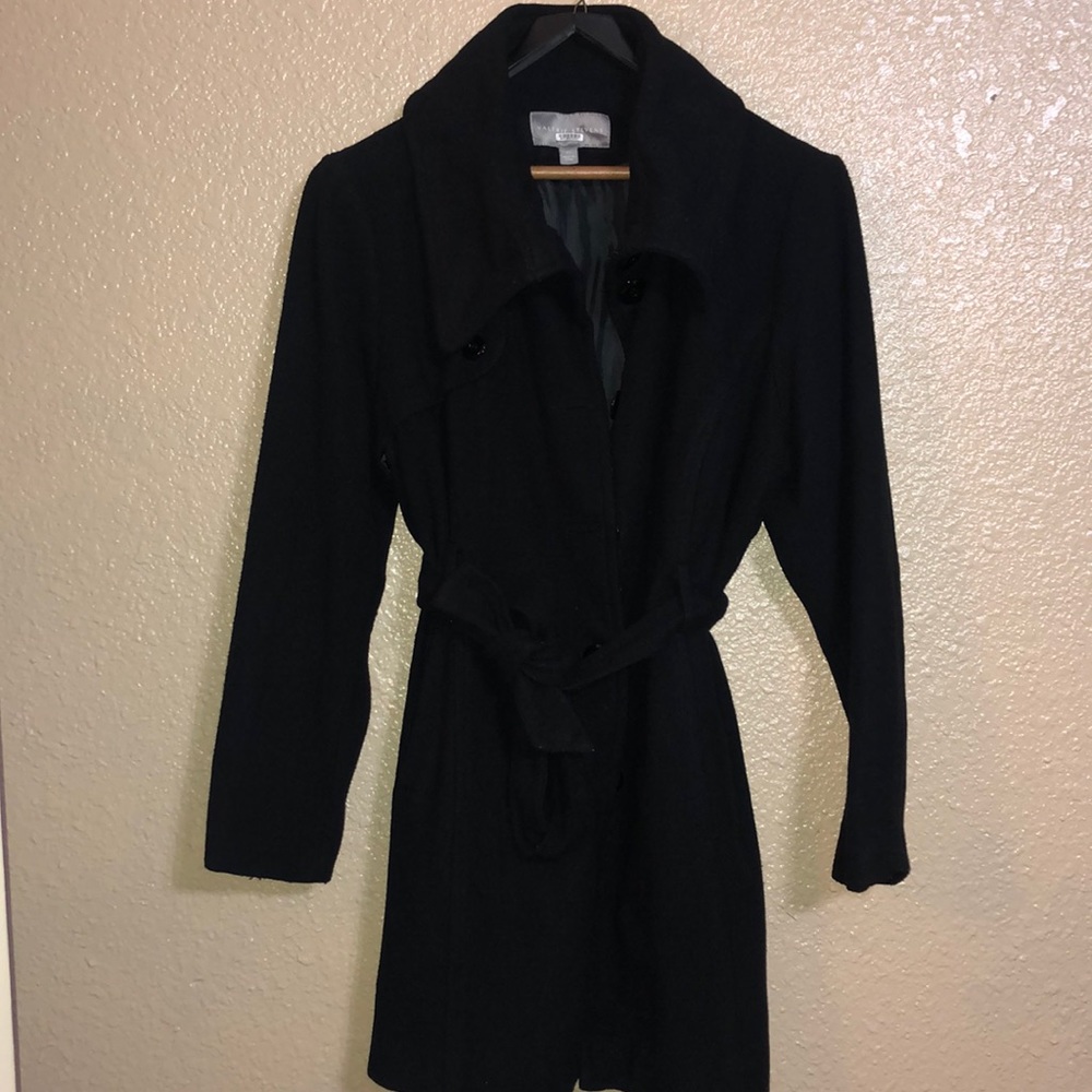 Valerie Stevens - Black Pea Coat - 2X
